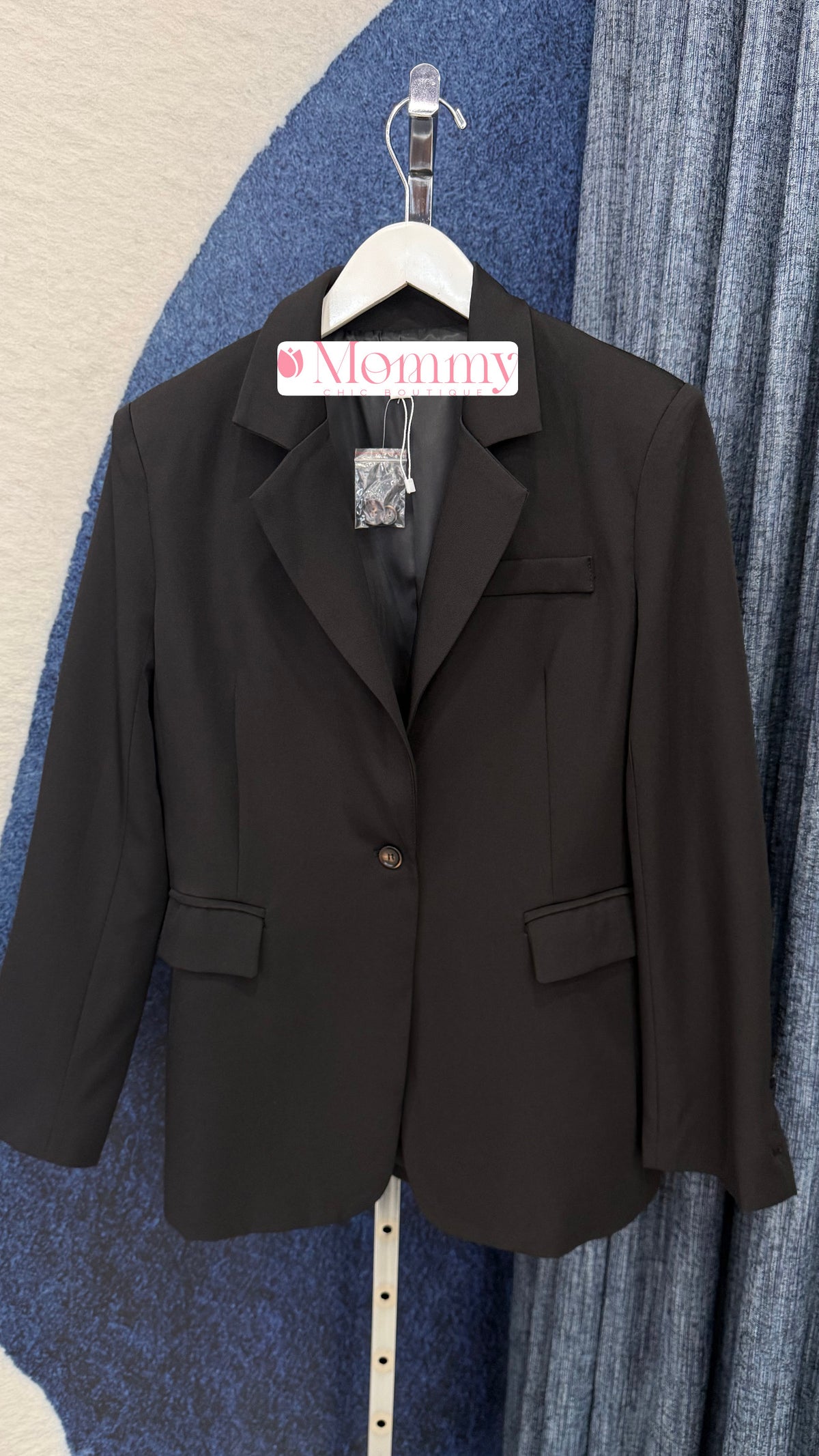 Long Blazer Black