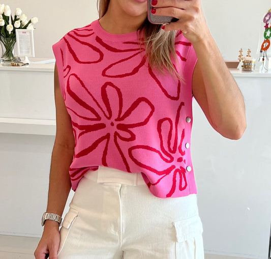 Sweater Top Pink