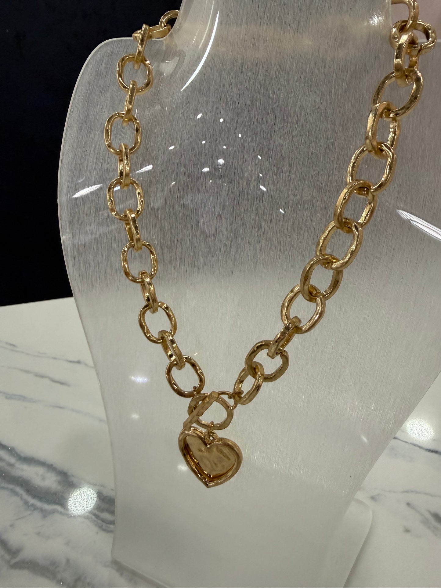 Chain Heart Necklace