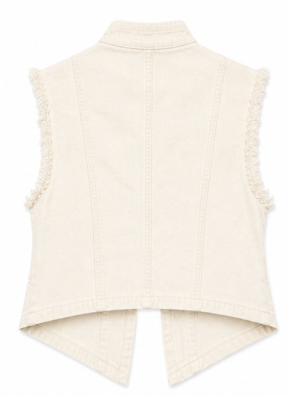 Napoleón Denim Vest Ivory