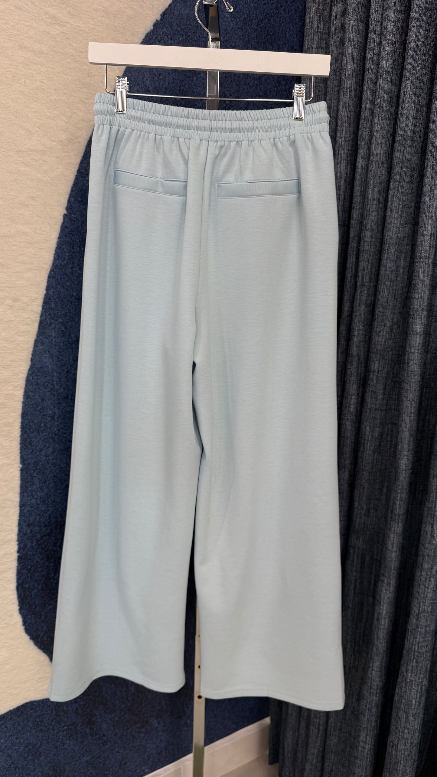 Soft Knit Top & Pant Set Blue