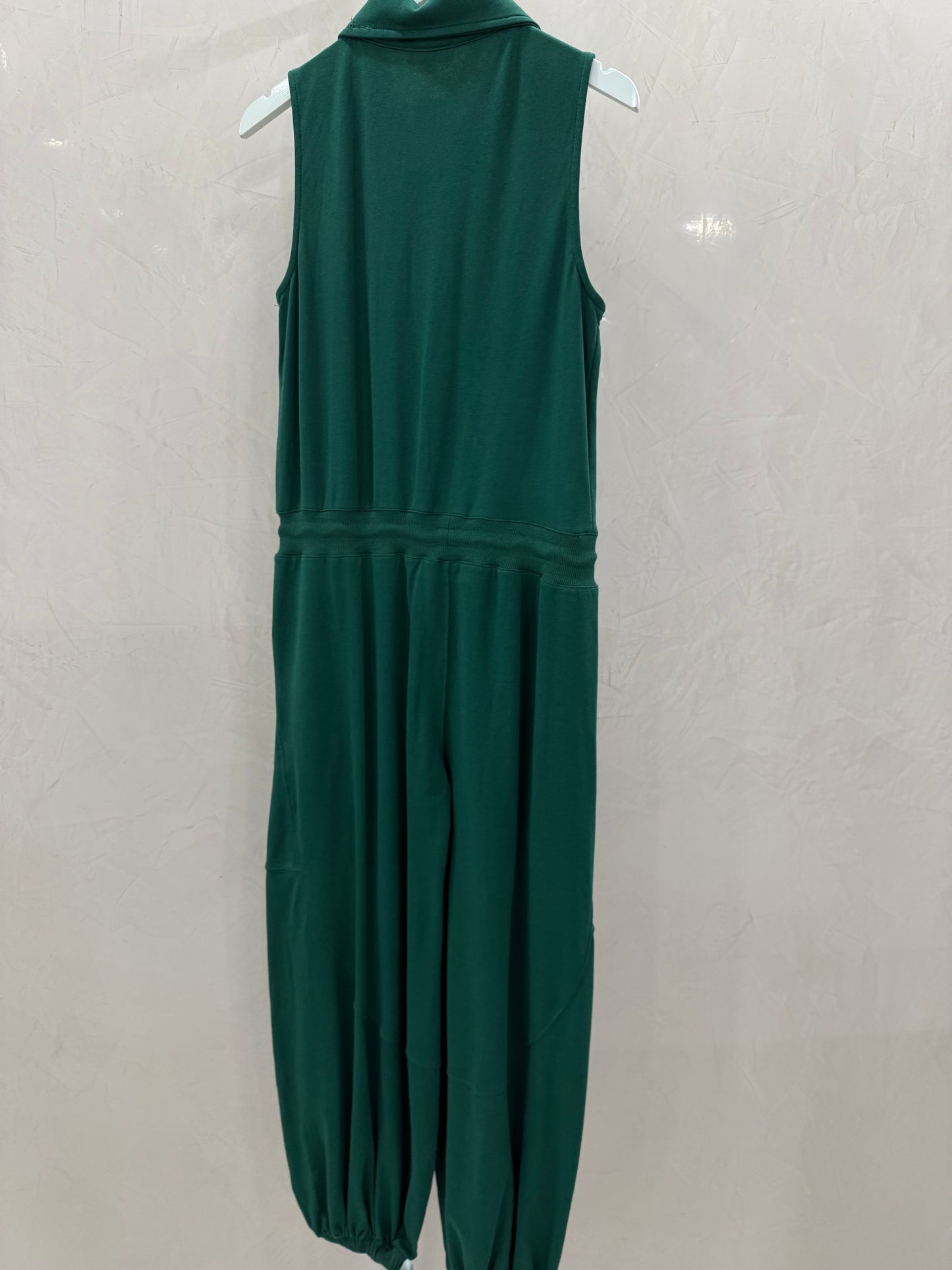 Cotton Jumpsuit Green Small