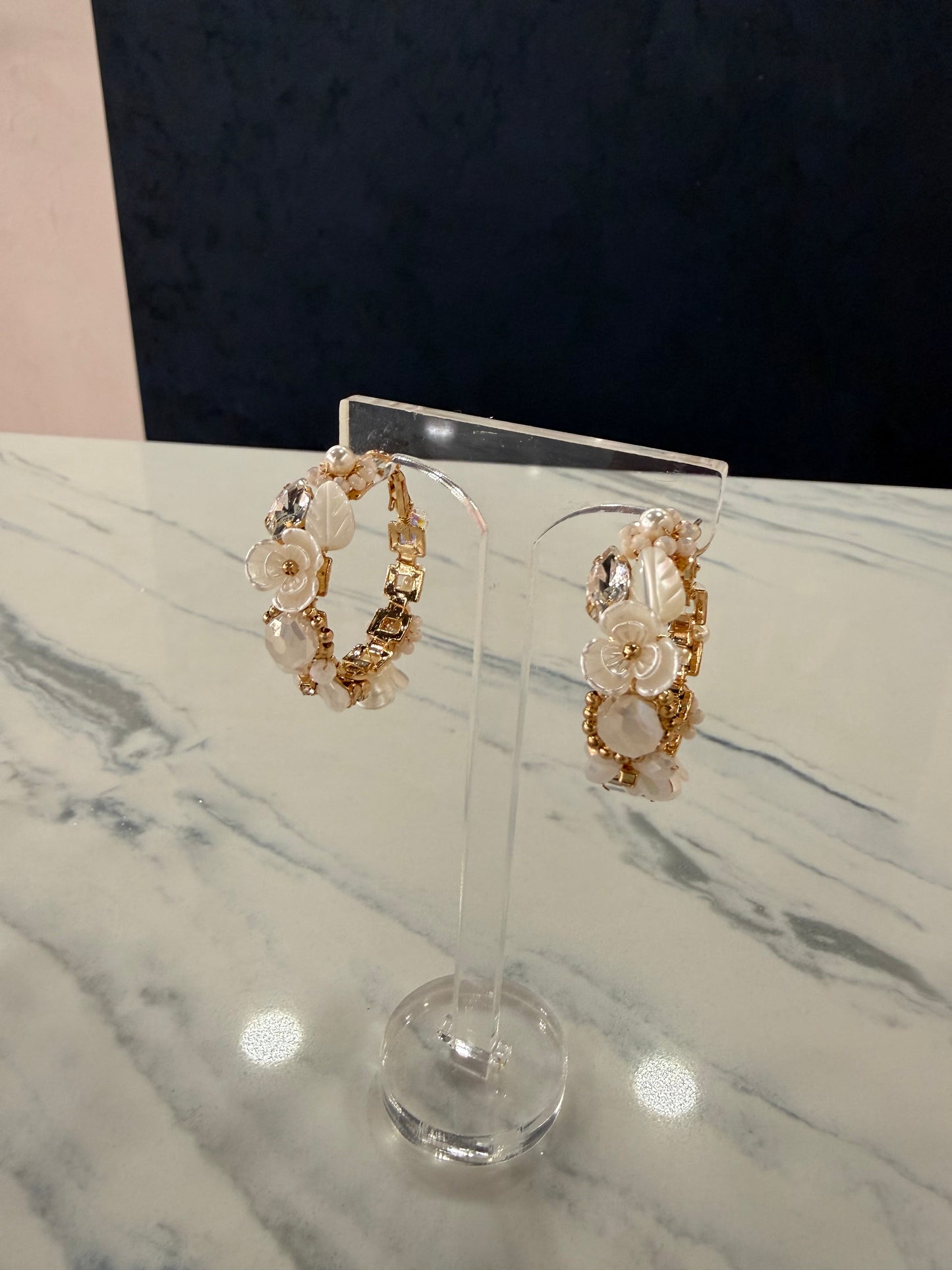 Resin Flower Earring