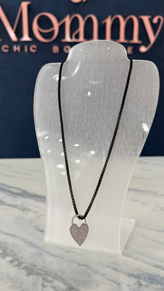 Lock Heart Necklace