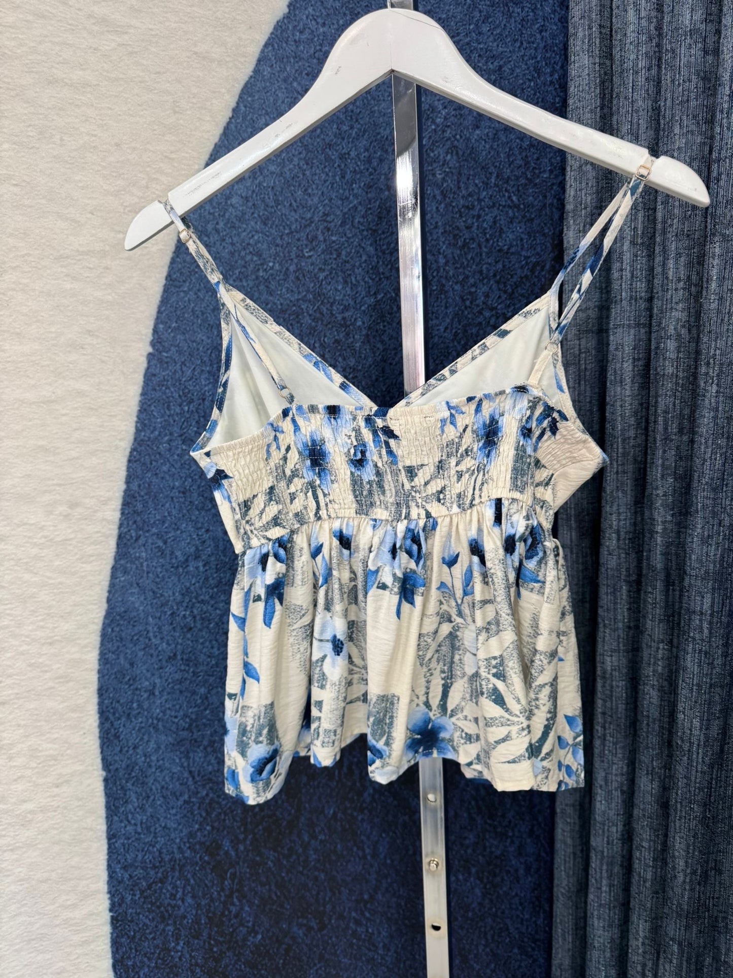 Floral Printed Peplum Top & Pant Set