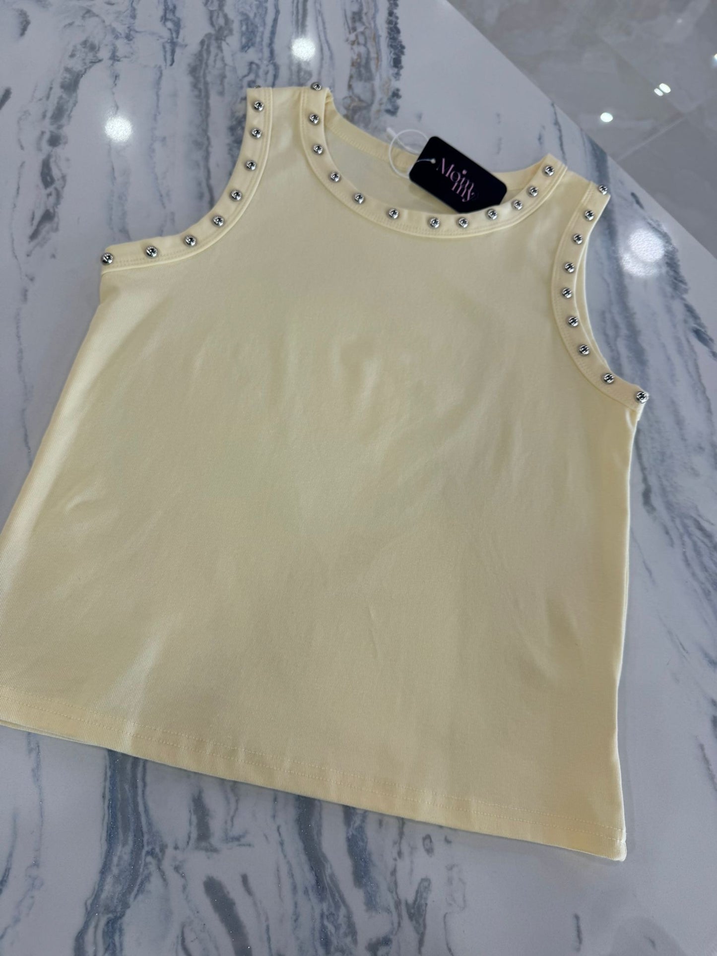 Loungewear Studded Set  Yellow