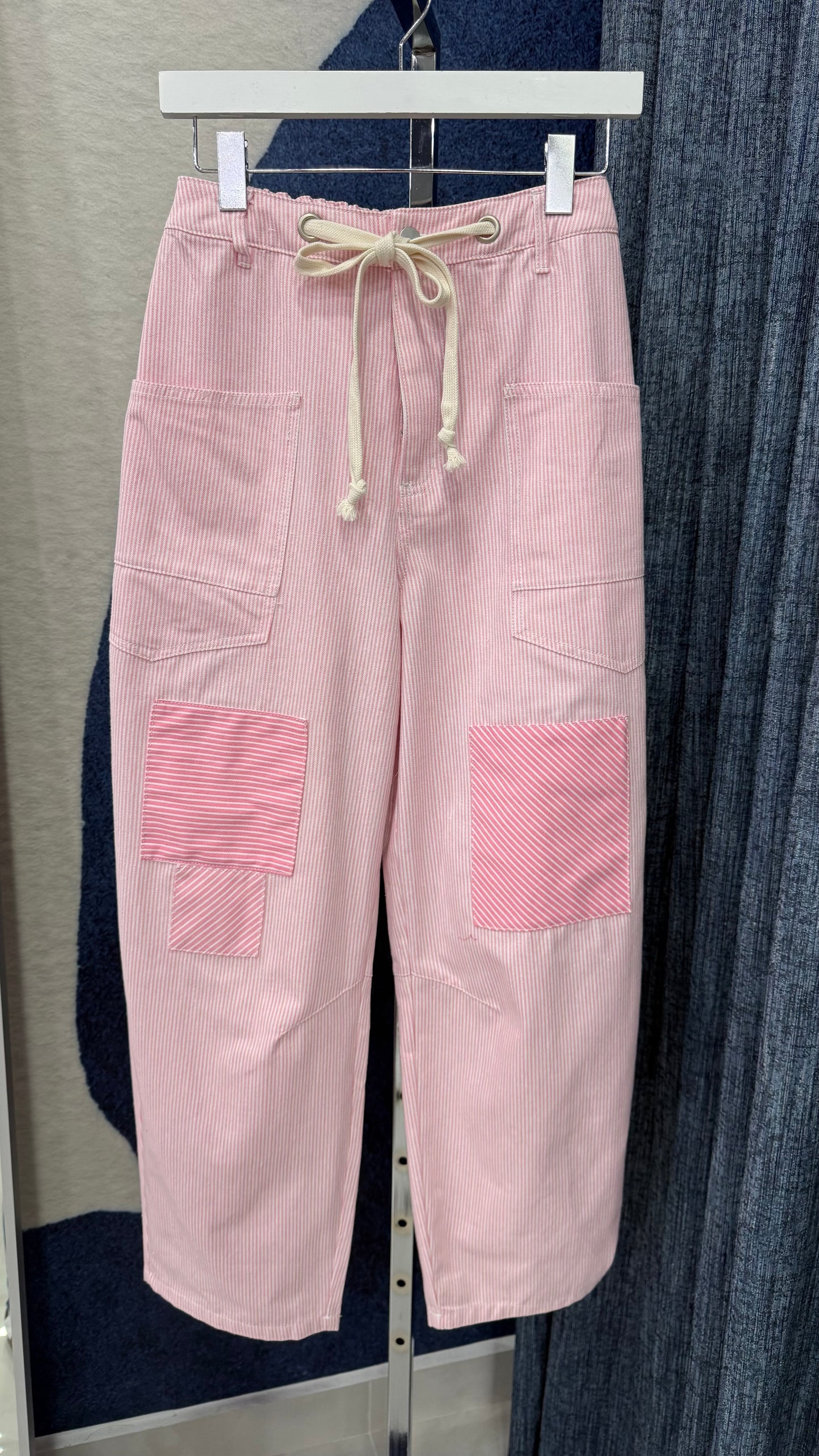 Stripped / Patch Pant Pink