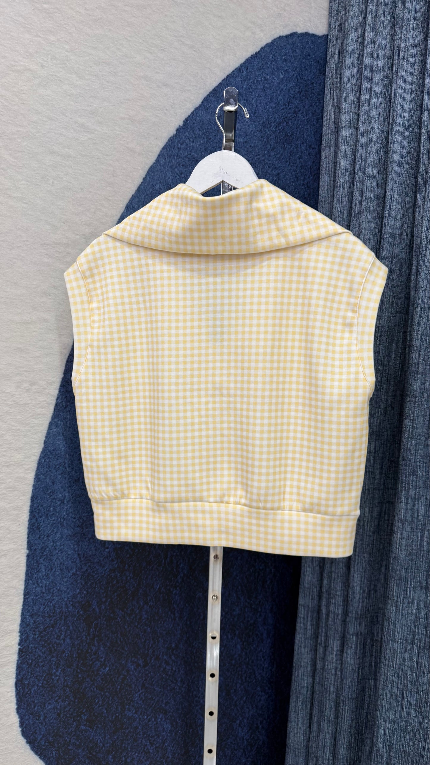 Gingham Top & Short Set Yellow