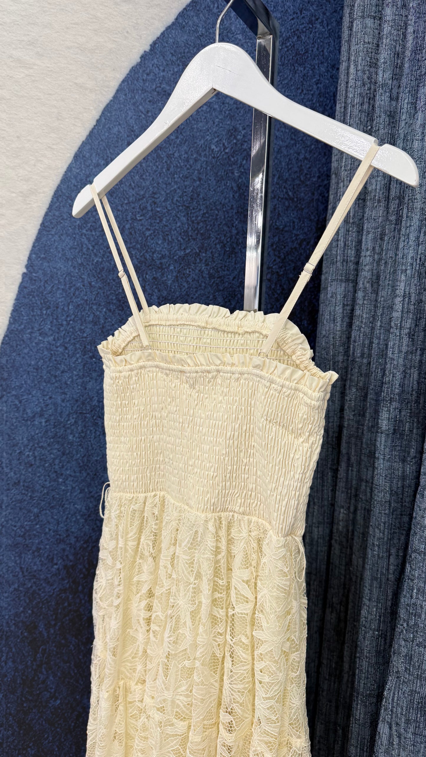 Lace Maxi Dress Ivory