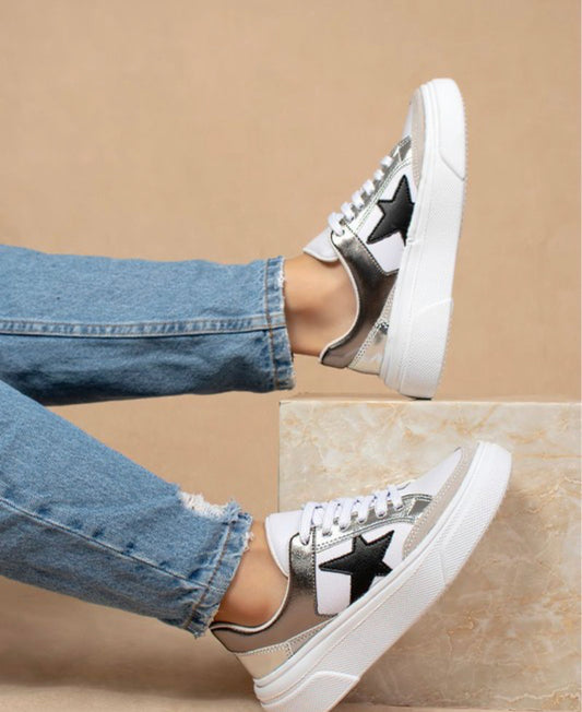 Star Sneakers Pewter