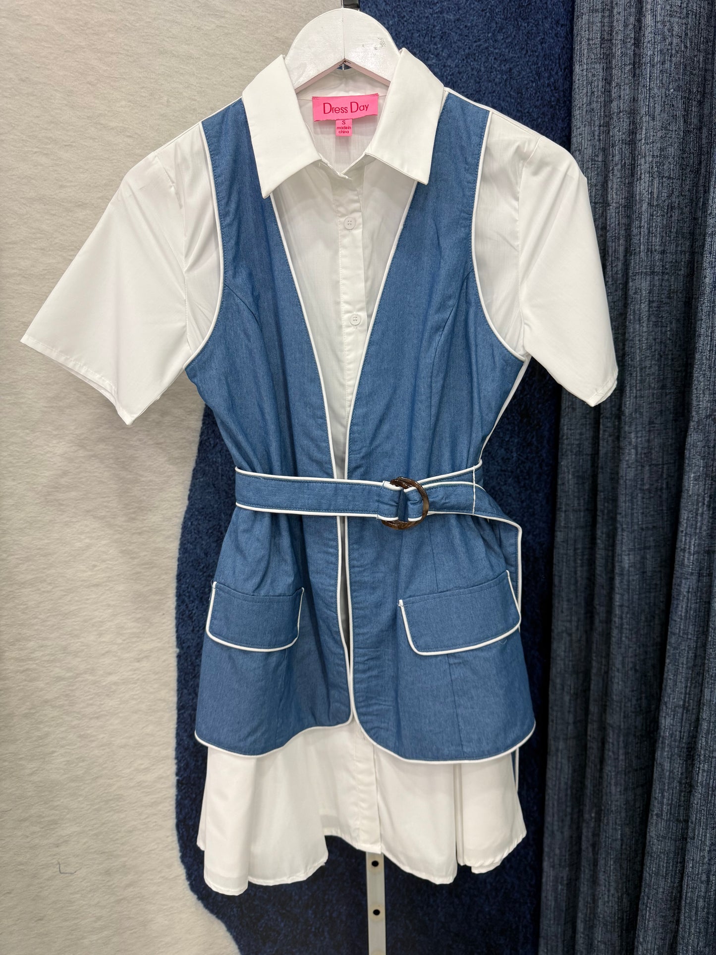 Shirt Dress ( Corre Pequeño  )