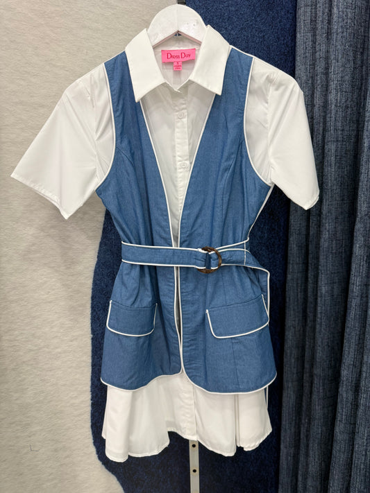 Shirt Dress ( Corre Pequeño  )