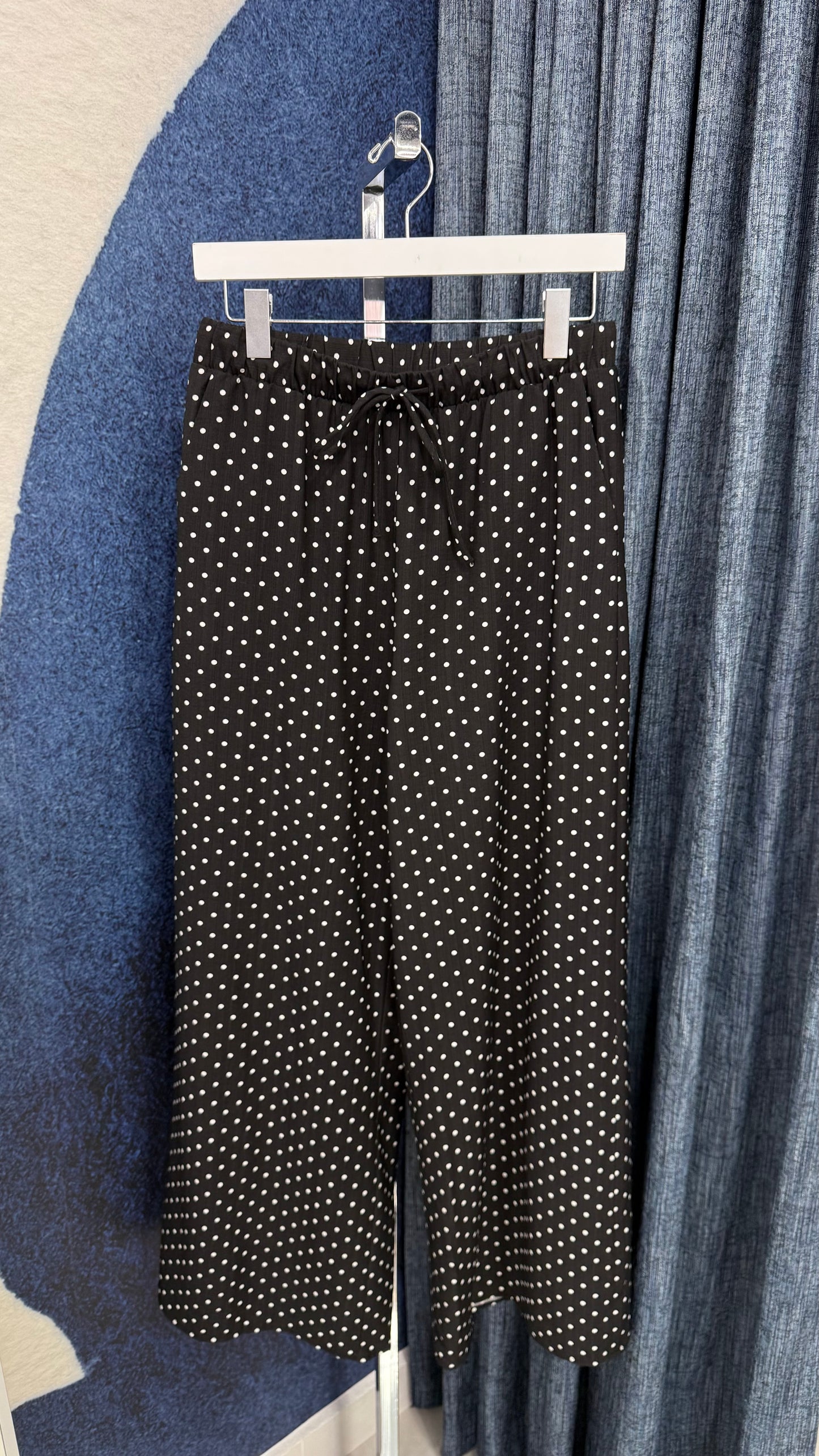 Polka Dots Peplum Top & Pant Set