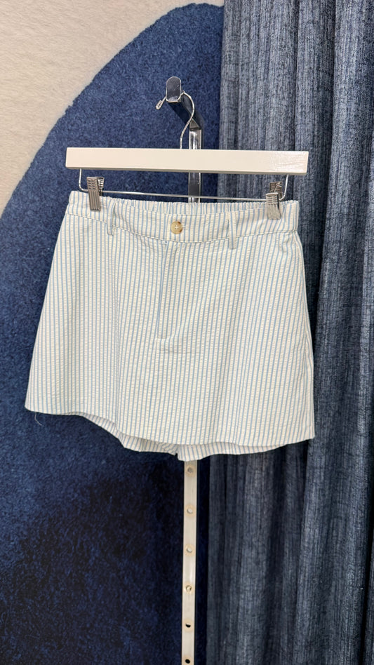 Striped Skort sky Blue