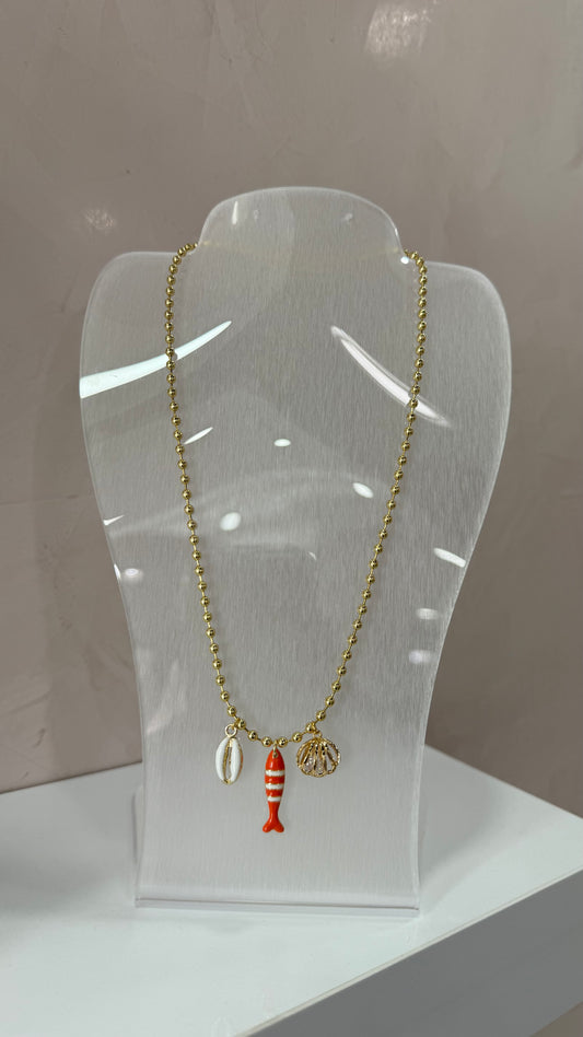 Coral Catch Necklace