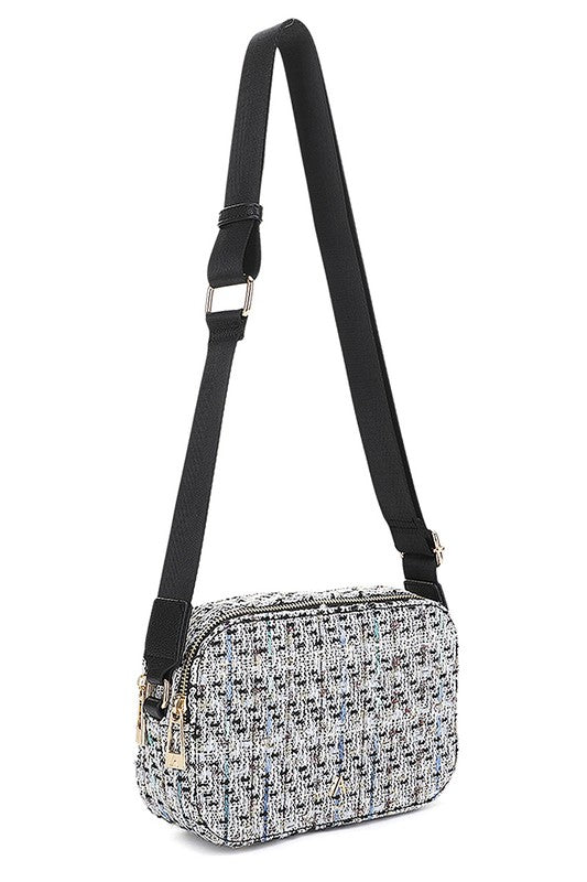 Tweed Crossbody Bag