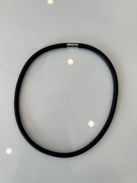 Rubber Choker Blk