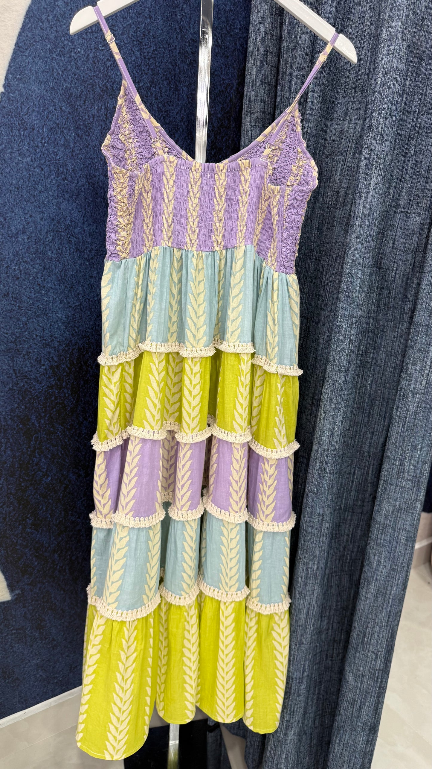 Maxi Dress Color Block