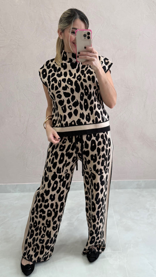 Leopard Top & Pant Set