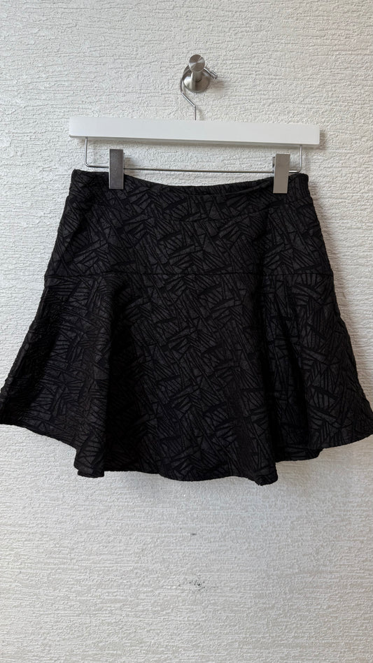 Textured Skort Black