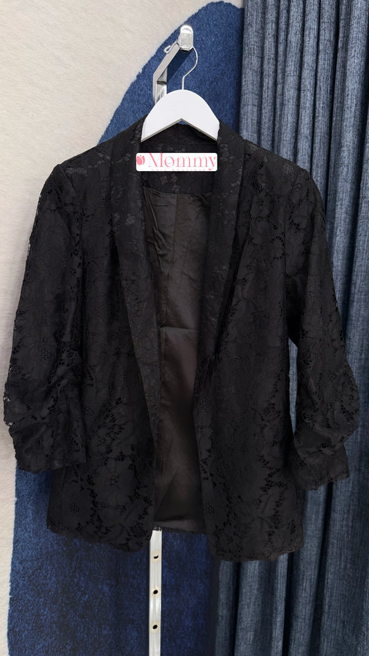 Lace Blazer Black