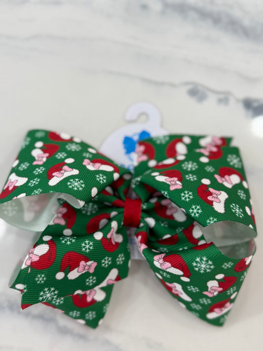 King Christmas Santa Bow