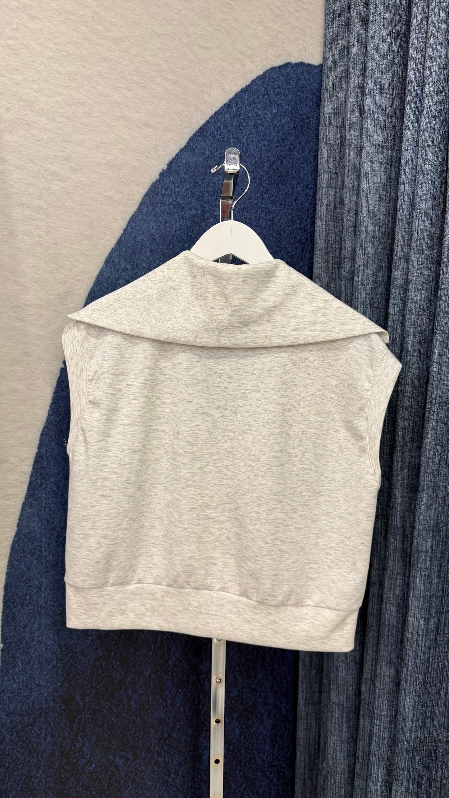 Sweatshirt & Short Set Light Gray