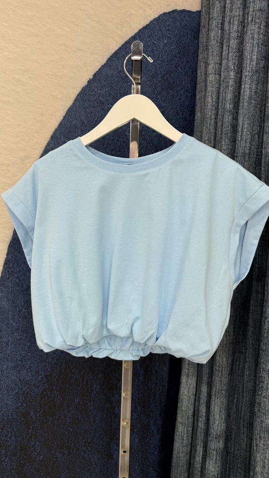 Cotton Sky Blue Top