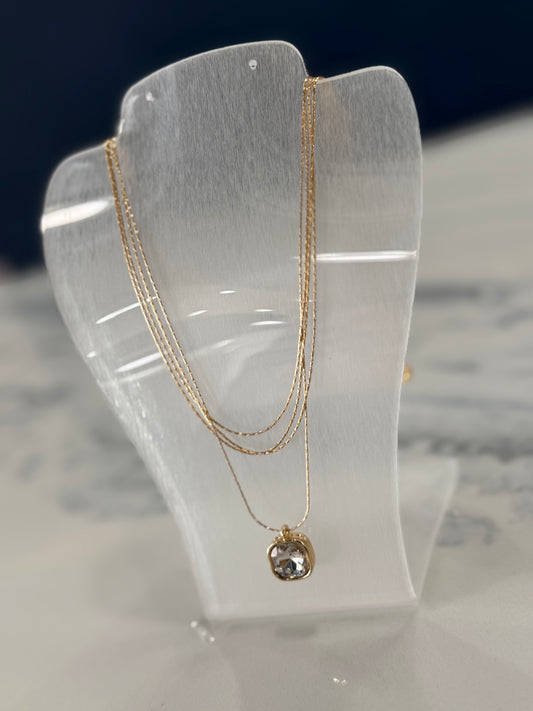 Layered Necklace Gold
