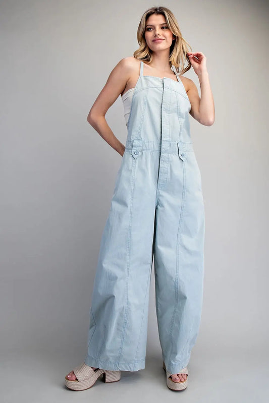 Barrel Overall Mineral Blue