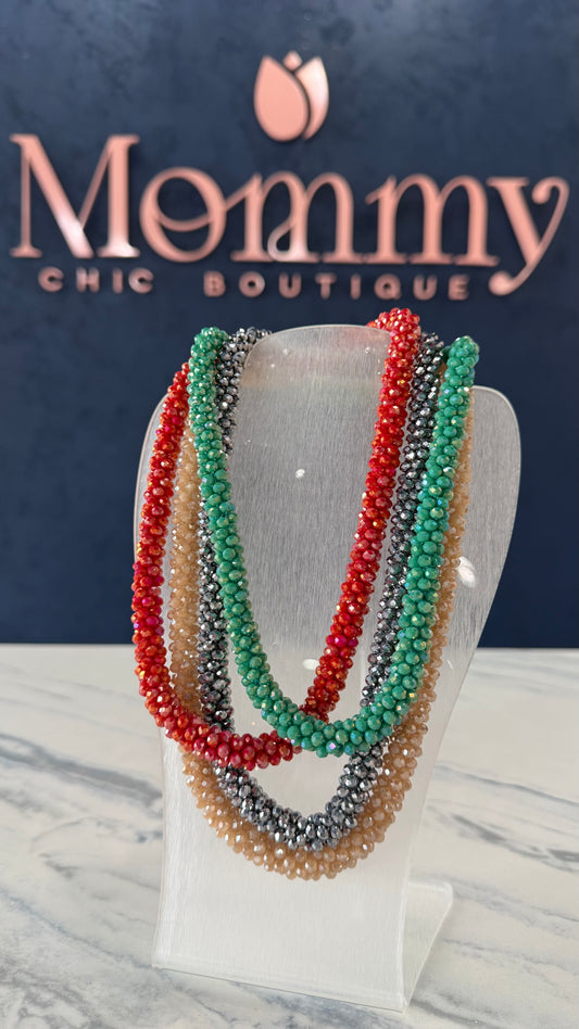 Beaded Necklace With Extension