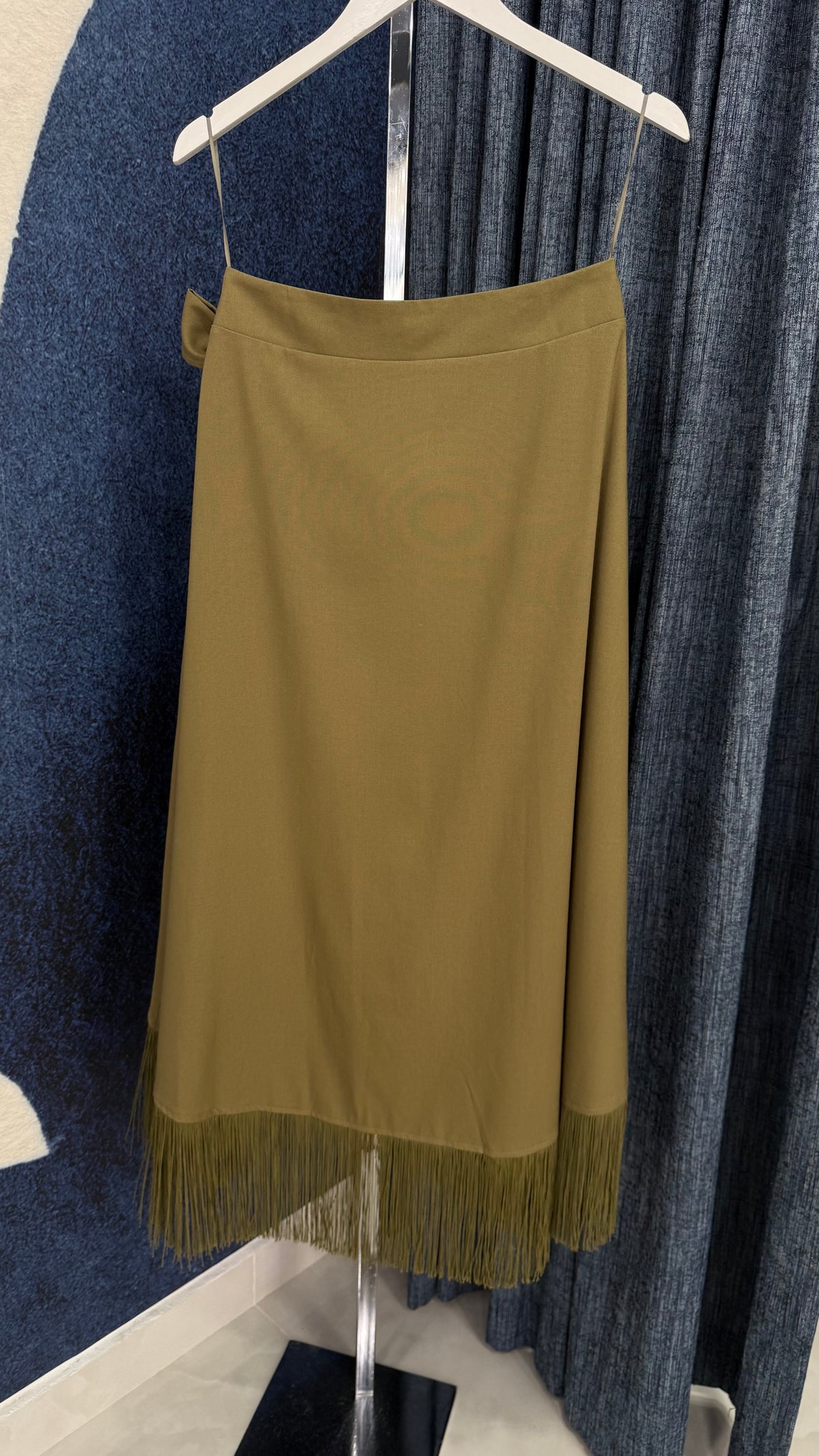Fringe Skirt Olive