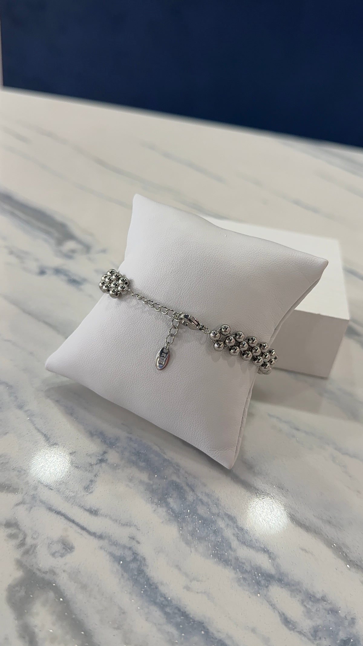 Beaded Bracelet Silver