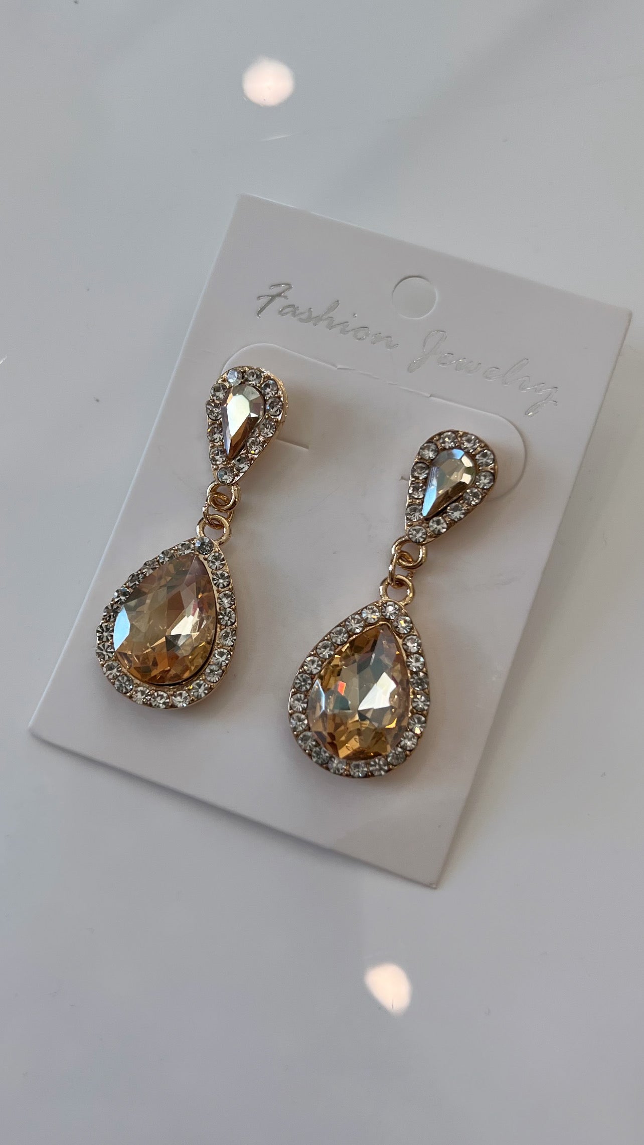 Rhinestone Earring Ambar