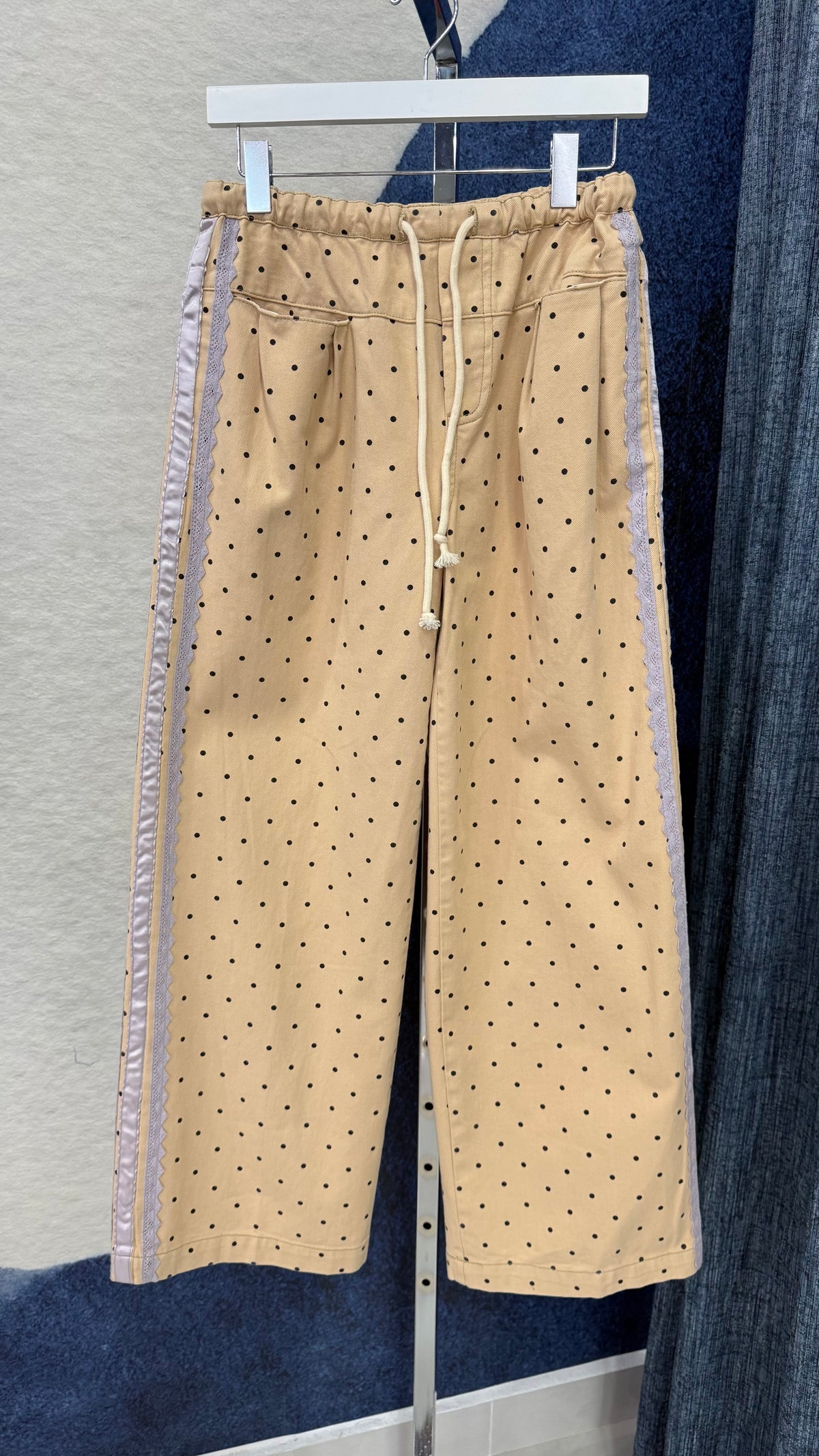 Polka Dots Denim Lightweight Pant