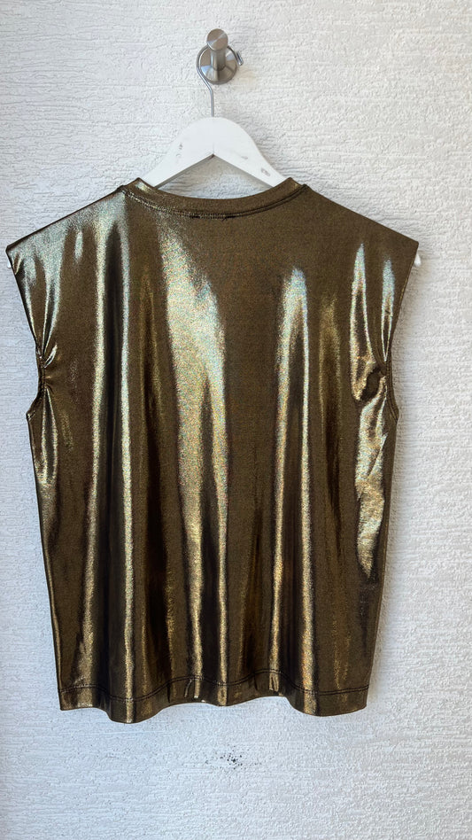 Metallic Top - Gold