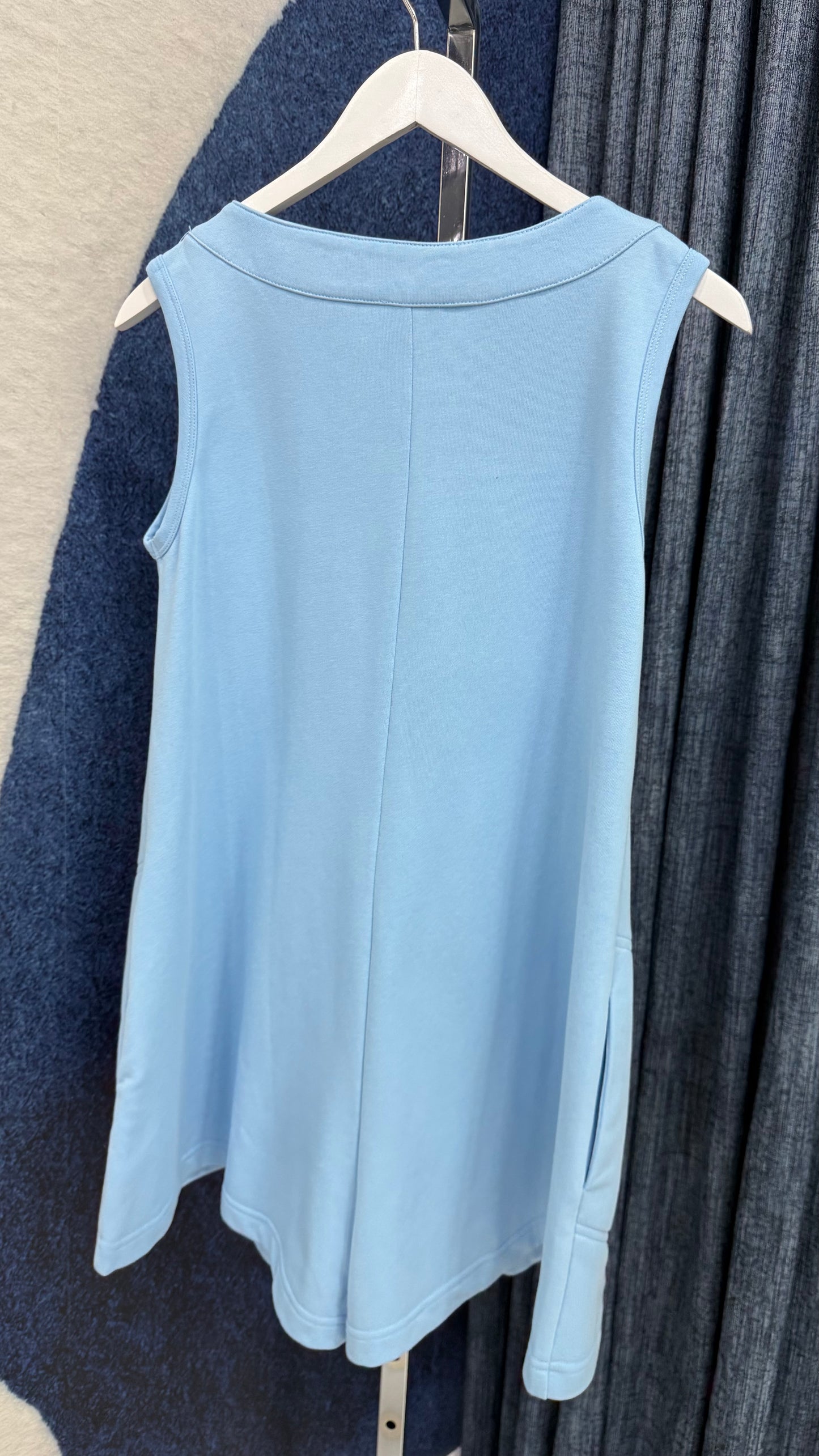 Romper Pleated Blue