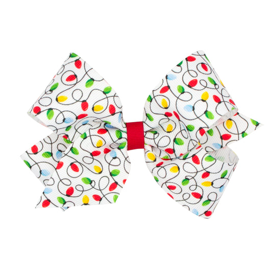 King Christmas Light Bow