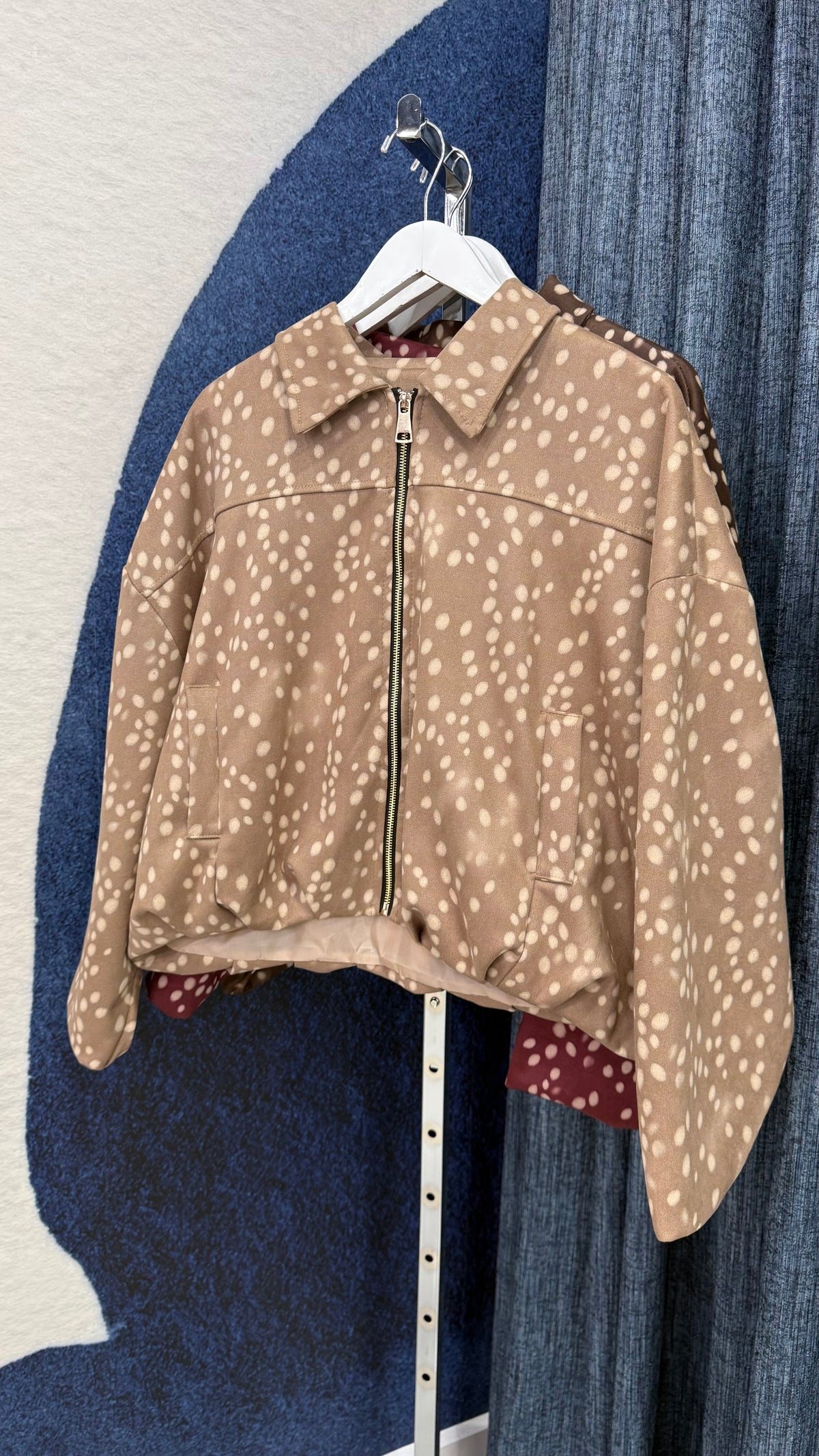 Italy Bambi Sued Jacket One Size
