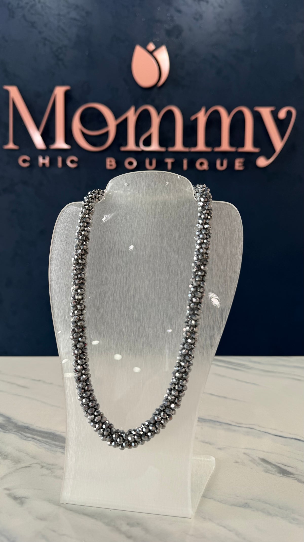 Beaded Necklace With Extension