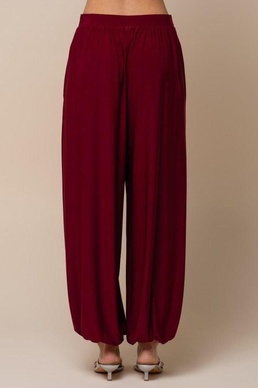 Balloon Pant Burgundy
