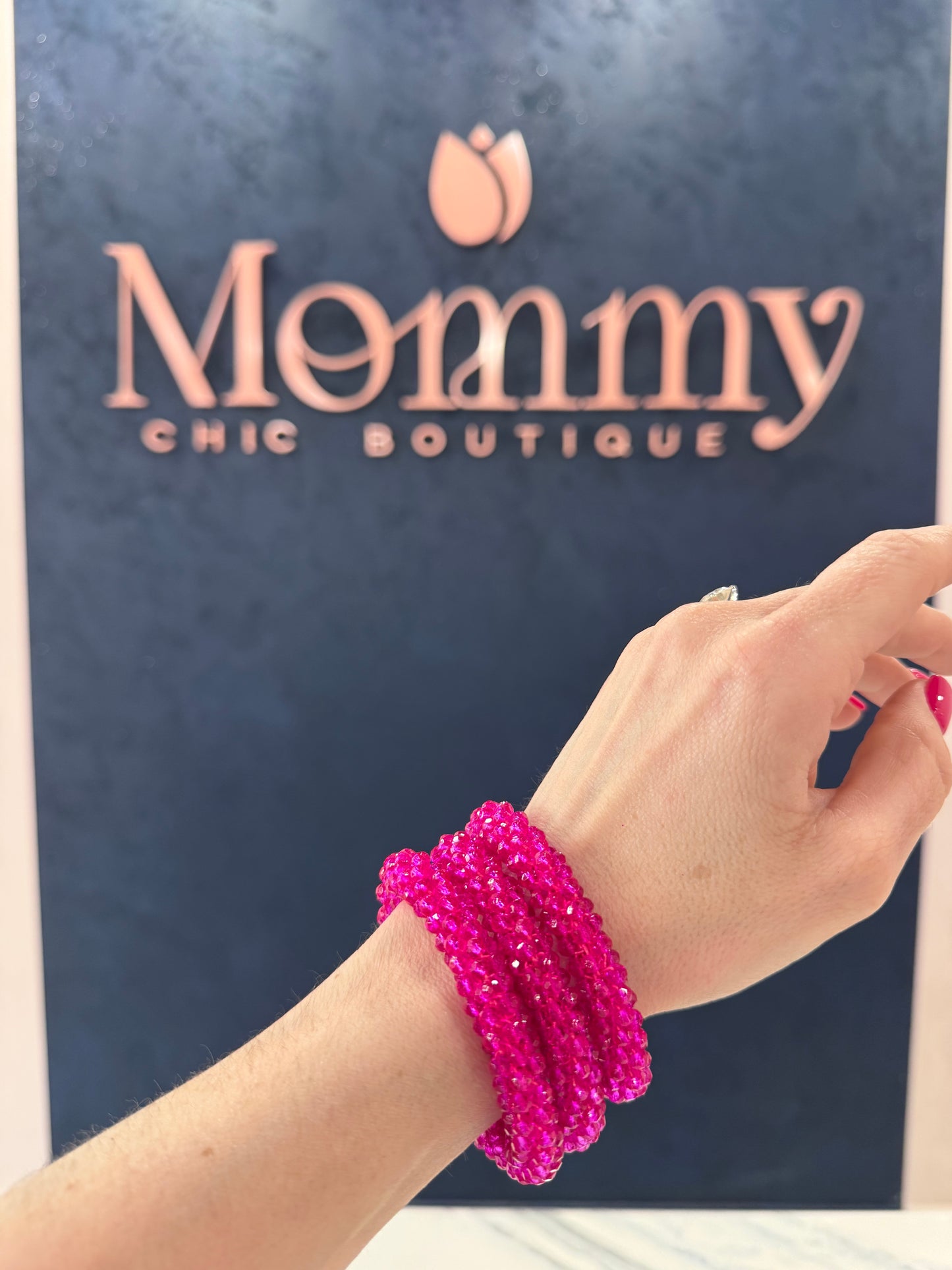 Beads Bracelet Bundle PINK
