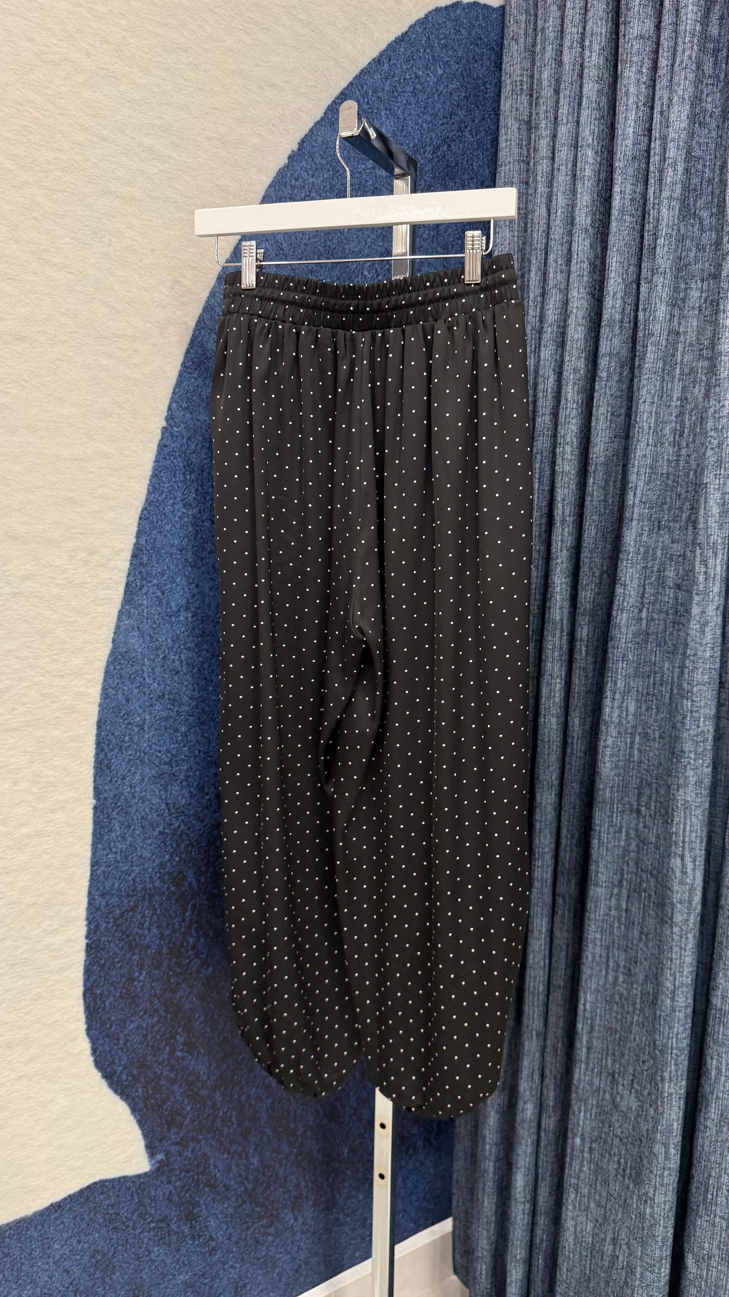 Satin Polka Dots Balloon Pant