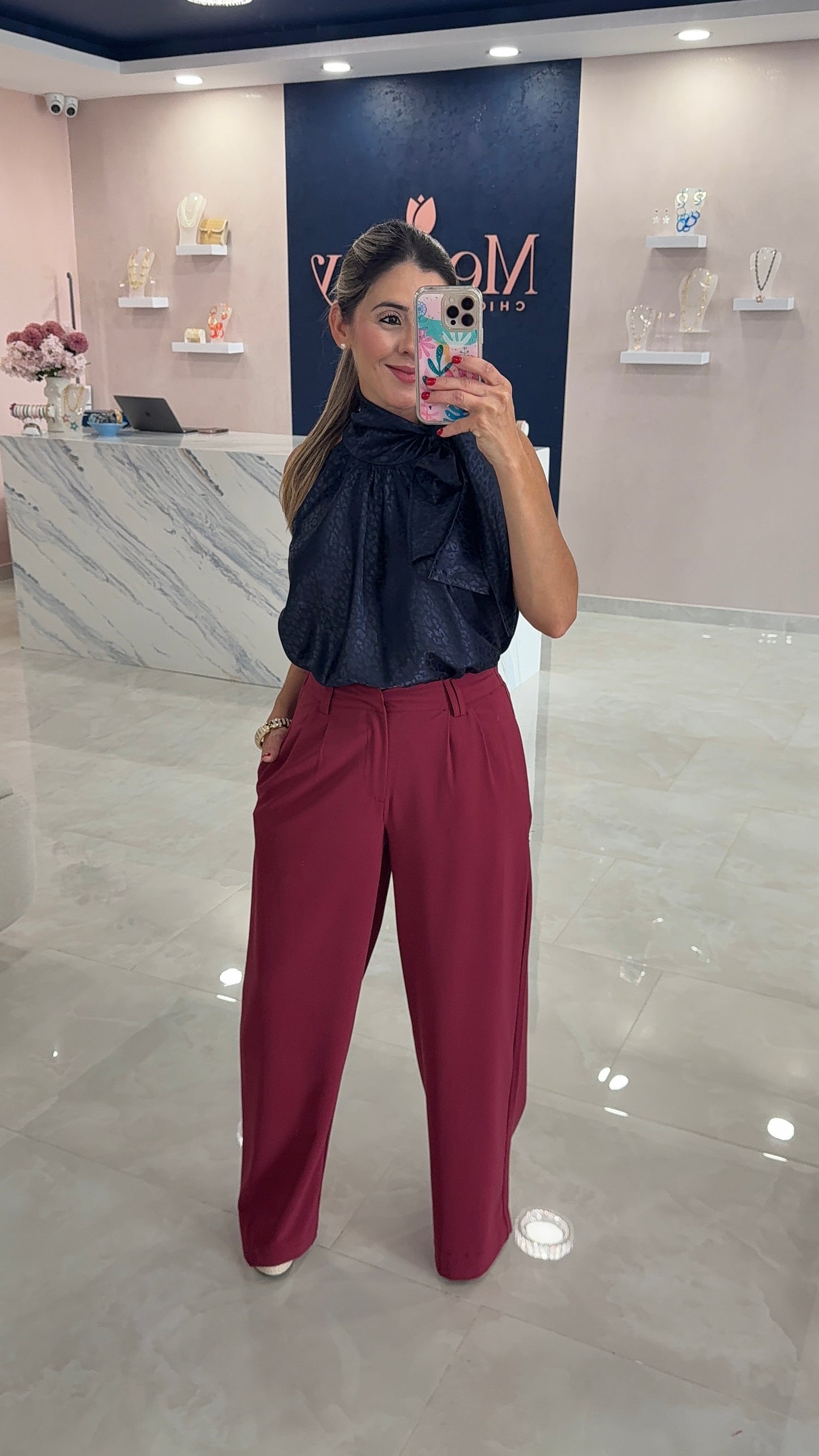 Trouser Pant Burgundy