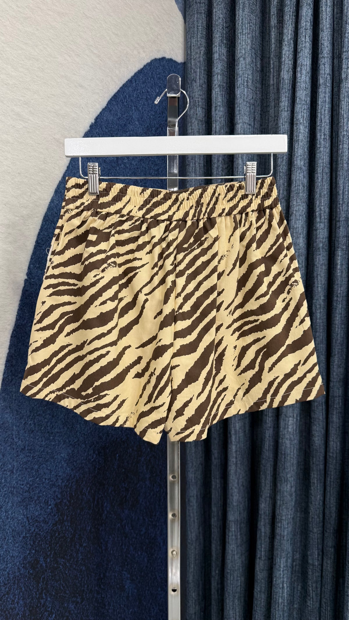 Ecru / Brown Zebra Skort