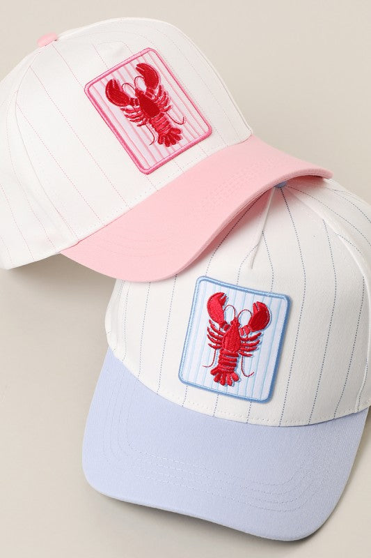 Lobster Embroidery Hat