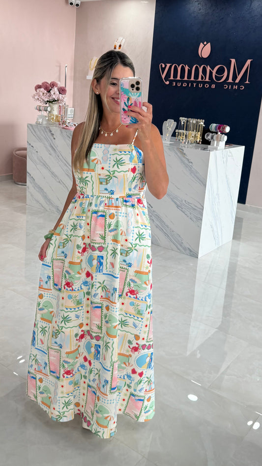 Caribbean Maxi Dress