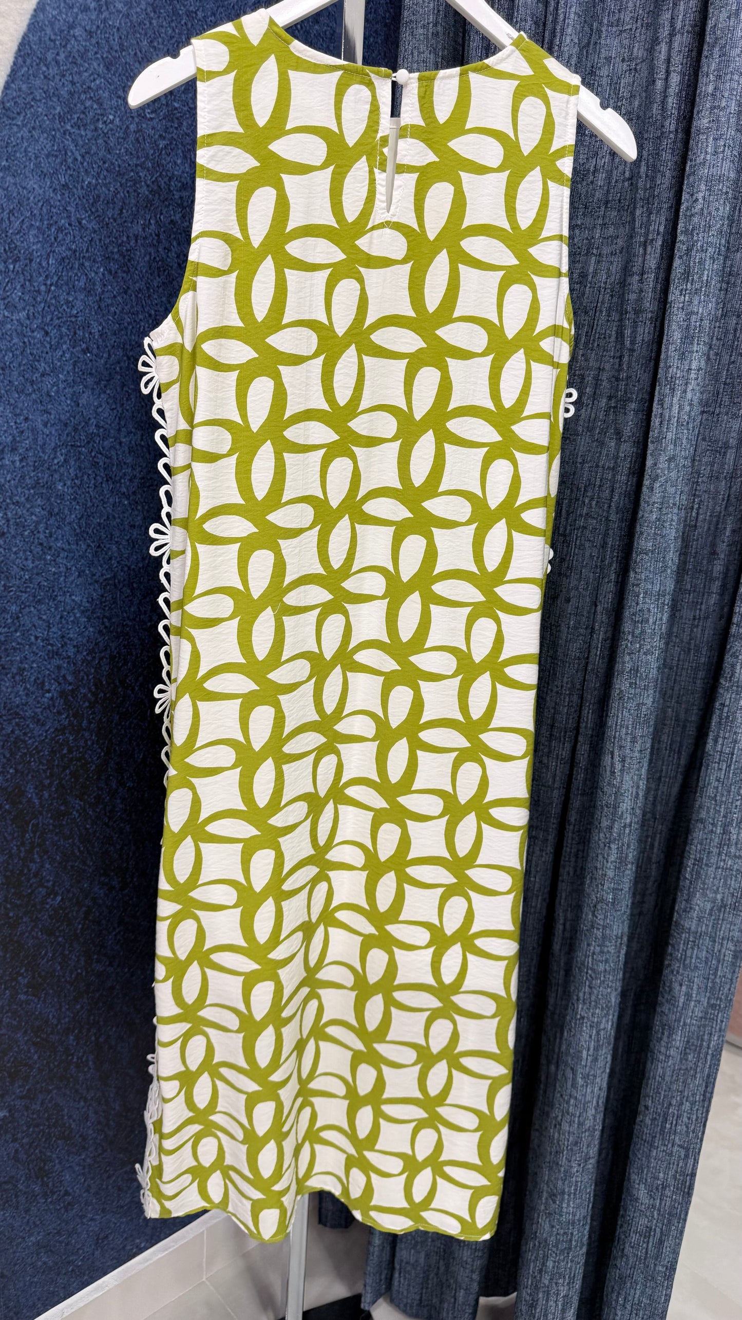 Printed Maxi Dress Green