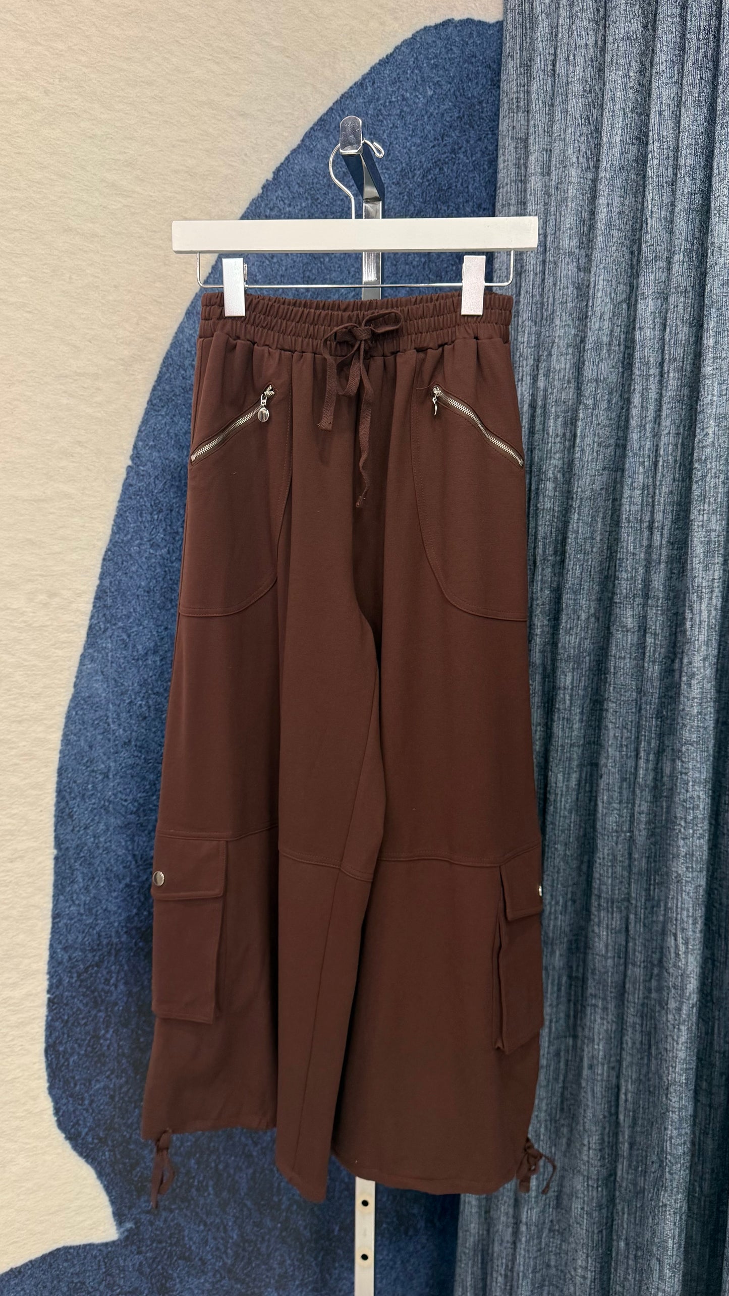Cloud Pant With Drawstring Chocolate