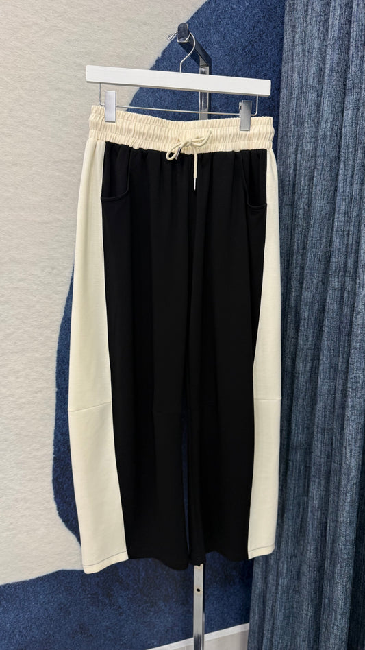Cloud Contrast Pant Black